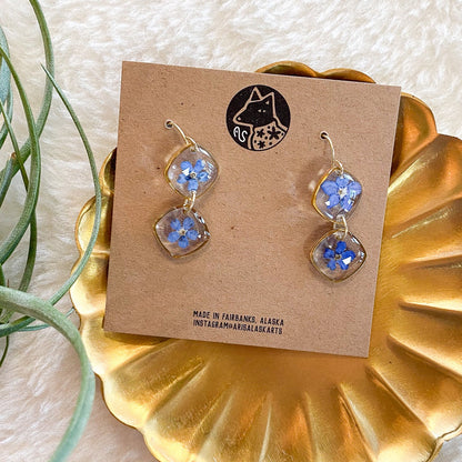 Forget Me Not Earrings #141 by Arisa Sasaki