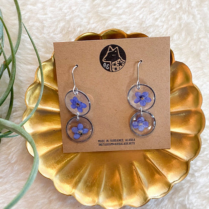 Forget Me Not Earrings #142 by Arisa Sasaki