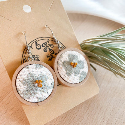 Dusty Florals Earrings by Brittany Montour