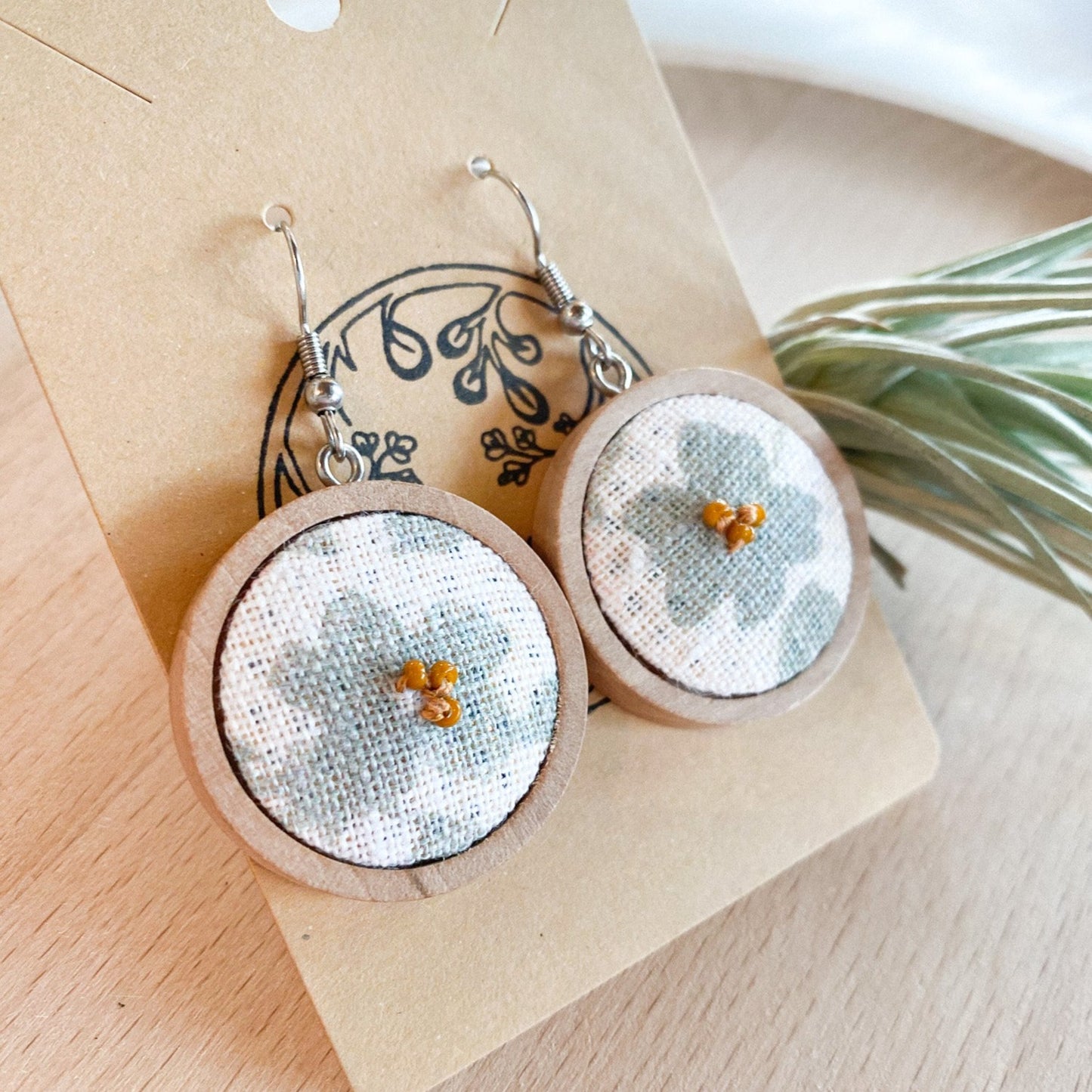 Dusty Florals Earrings by Brittany Montour