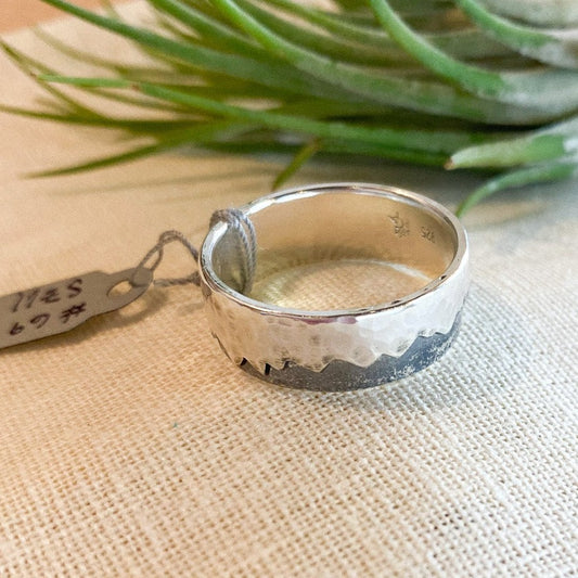#69 Textured Mountains Ring | size 11 by Aronson Designs