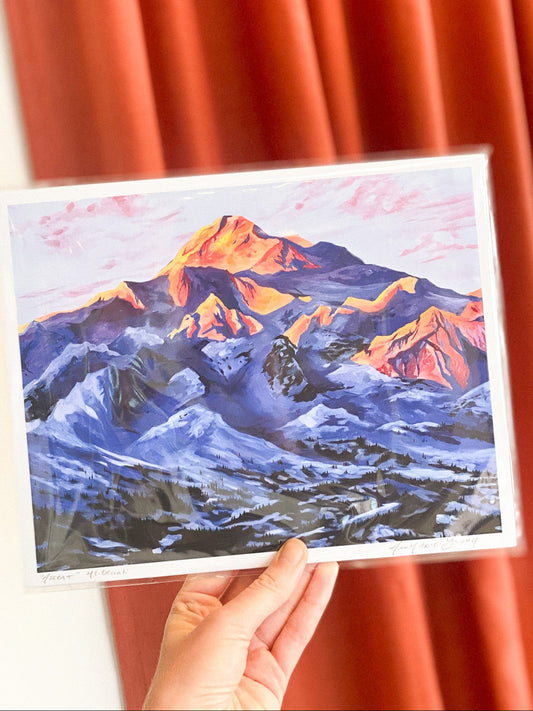 Ascent 8x10 Print by AnnMarie Young Art