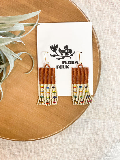 Maple Patchwork Earrings by Flora Folk