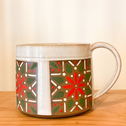 Christmas Comfort Stoneware Mug by Less is More Studios