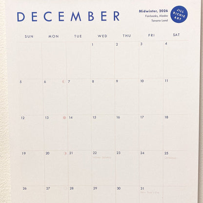 2027 Calendar by Jill Richie