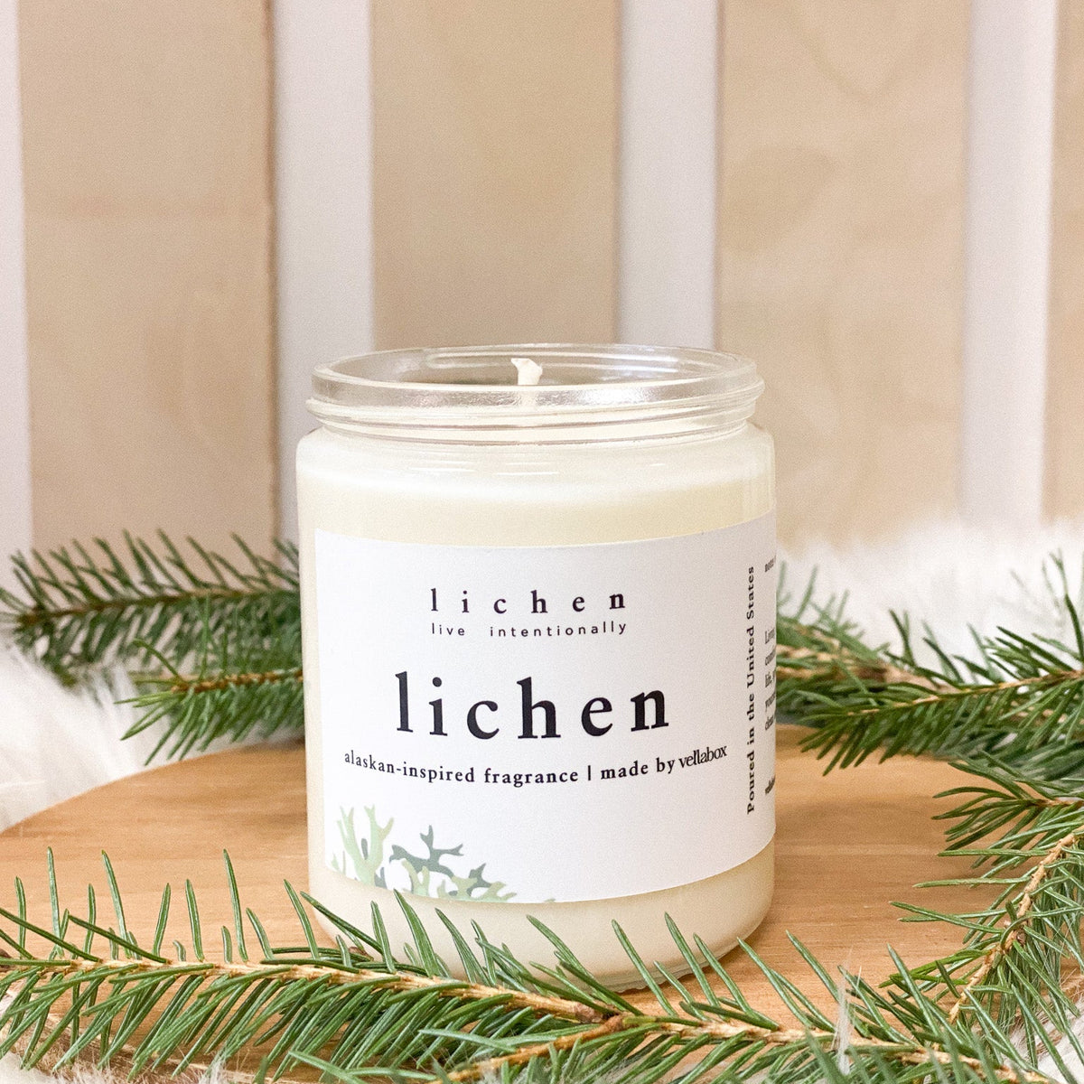 Signature Lichen Soy Wax Candle by Lichen x Vellabox