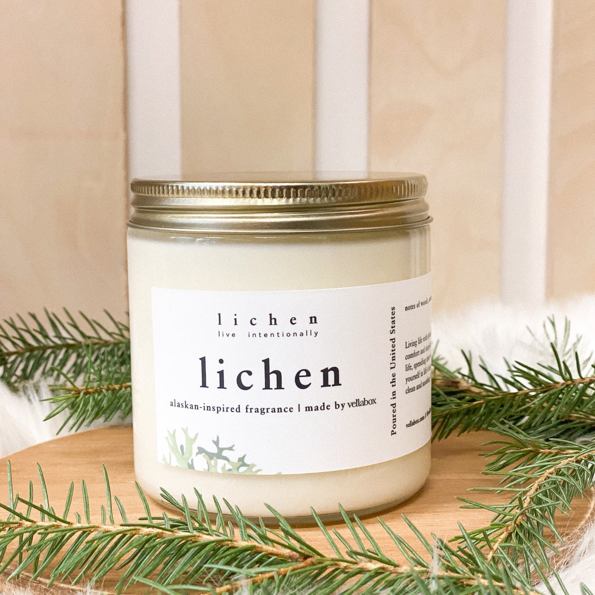 Signature Lichen Soy Wax Candle by Lichen x Vellabox