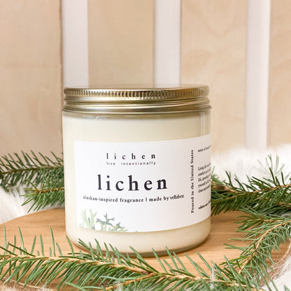 Signature Lichen Soy Wax Candle by Lichen x Vellabox
