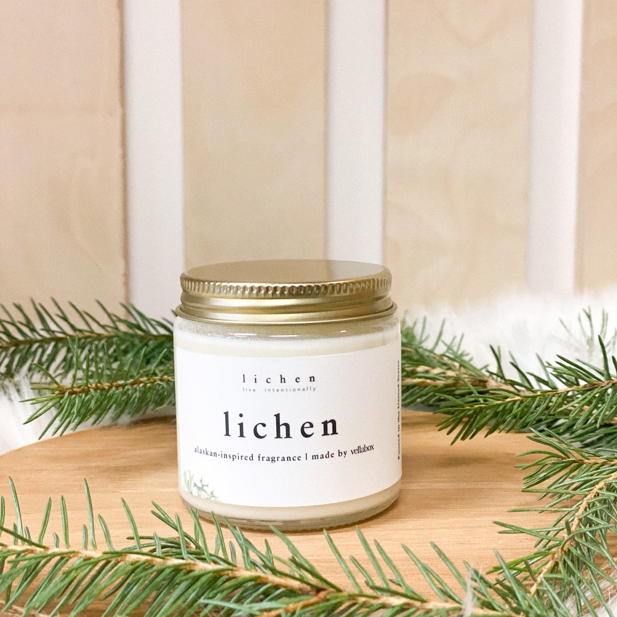 Signature Lichen Soy Wax Candle by Lichen x Vellabox