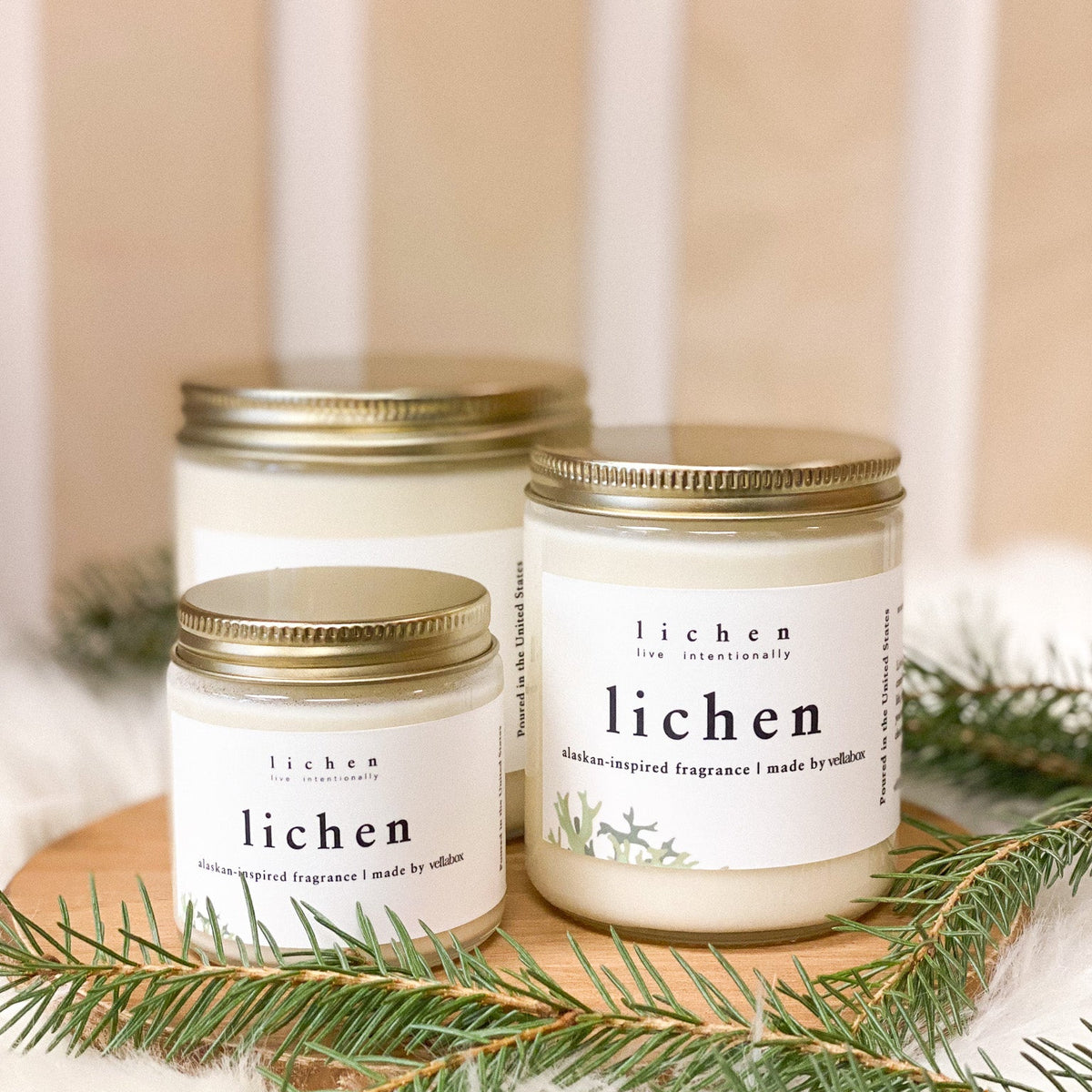 Signature Lichen Soy Wax Candle by Lichen x Vellabox
