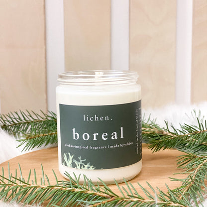 Boreal Soy Wax Candle by Lichen x Vellabox