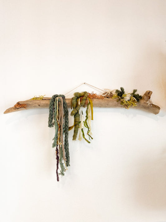 Autumn Lichen #4 Weaving by Wares by Maegan