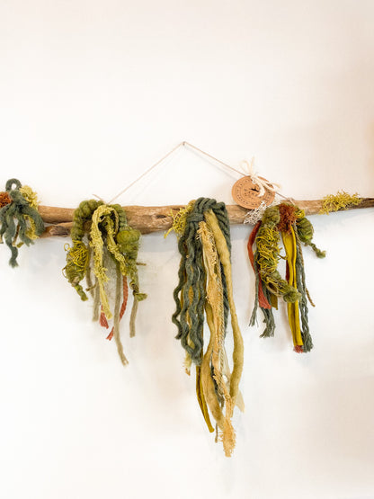 Autumn Lichen #5 Weaving by Wares by Maegan
