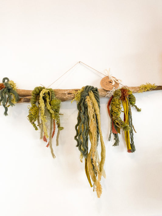 Autumn Lichen #5 Weaving by Wares by Maegan