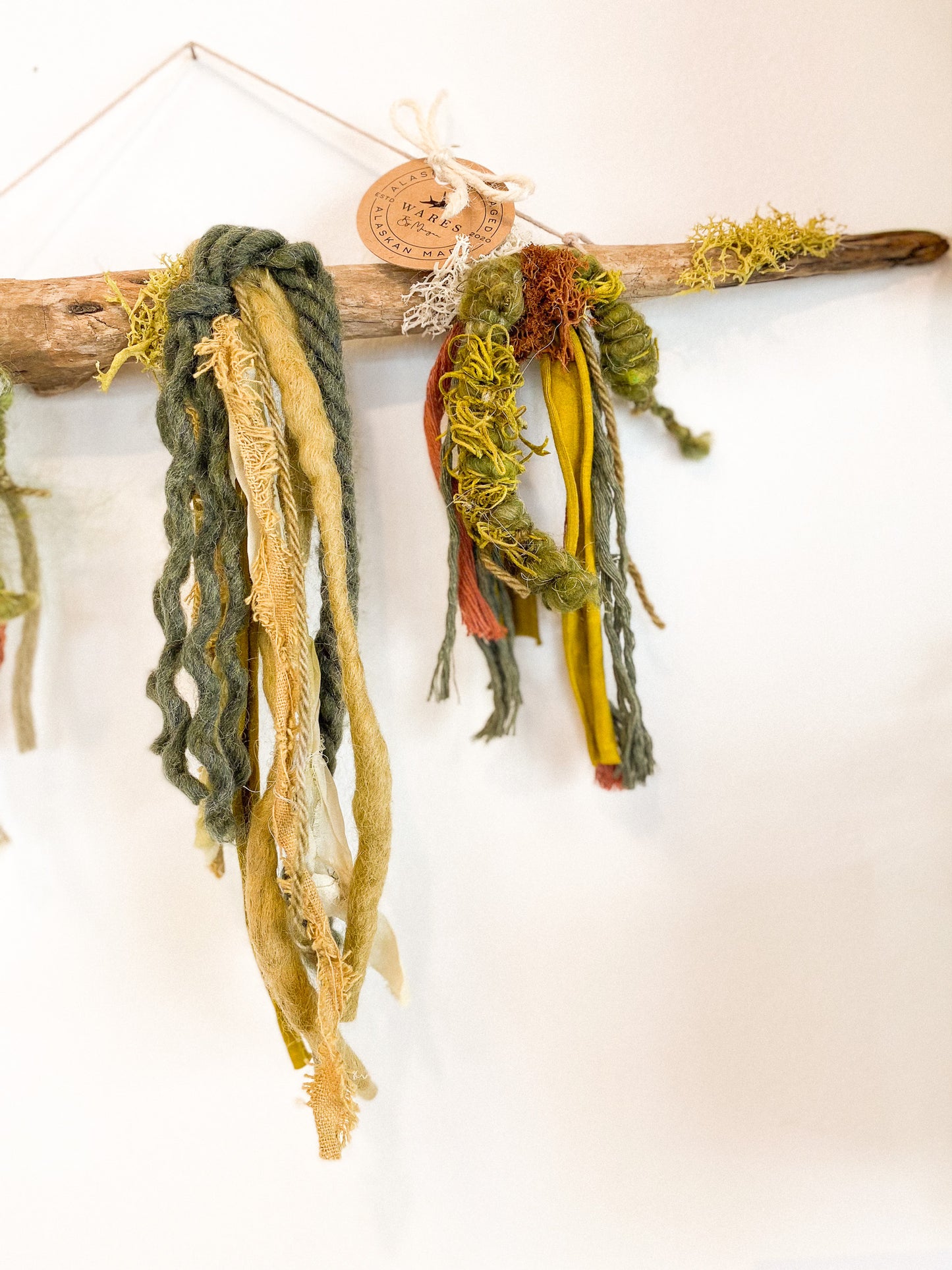 Autumn Lichen #5 Weaving by Wares by Maegan