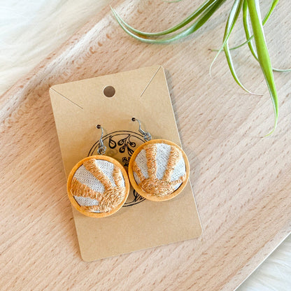 Sun Rays Earrings by Brittany Montour