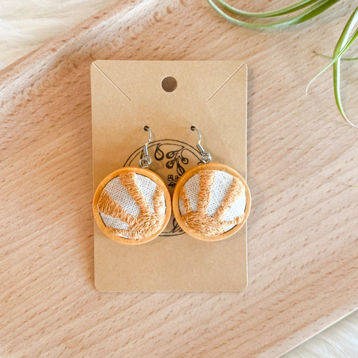 Sun Rays Earrings by Brittany Montour