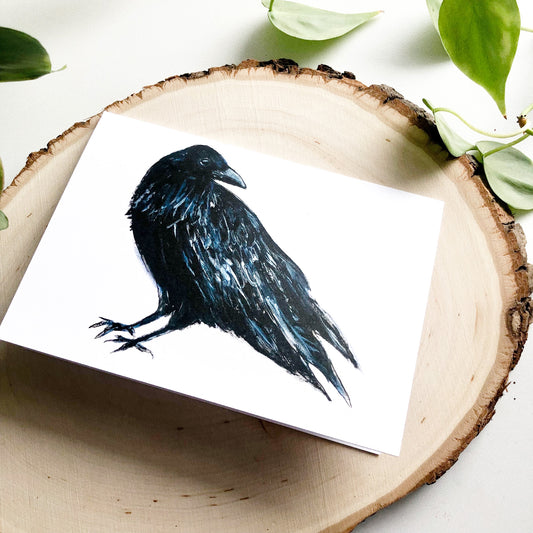 Raven Card by Anya Toelle