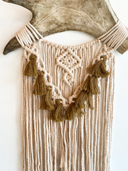 Antler Macrame by Wares by Maegan