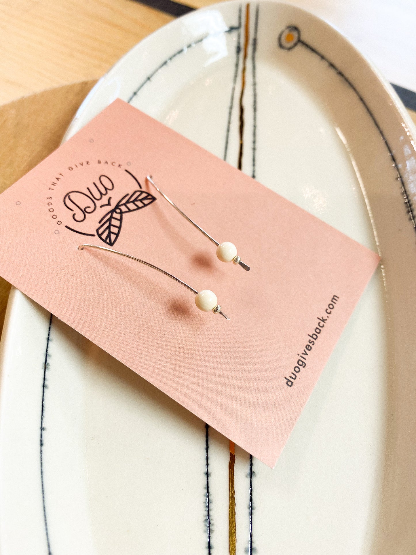 Dawn Threader Earrings by DUO Goods