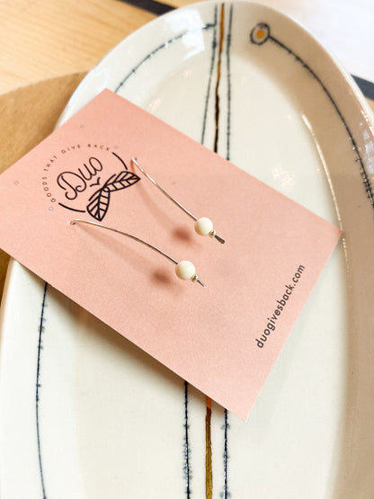 Dawn Threader Earrings by DUO Goods