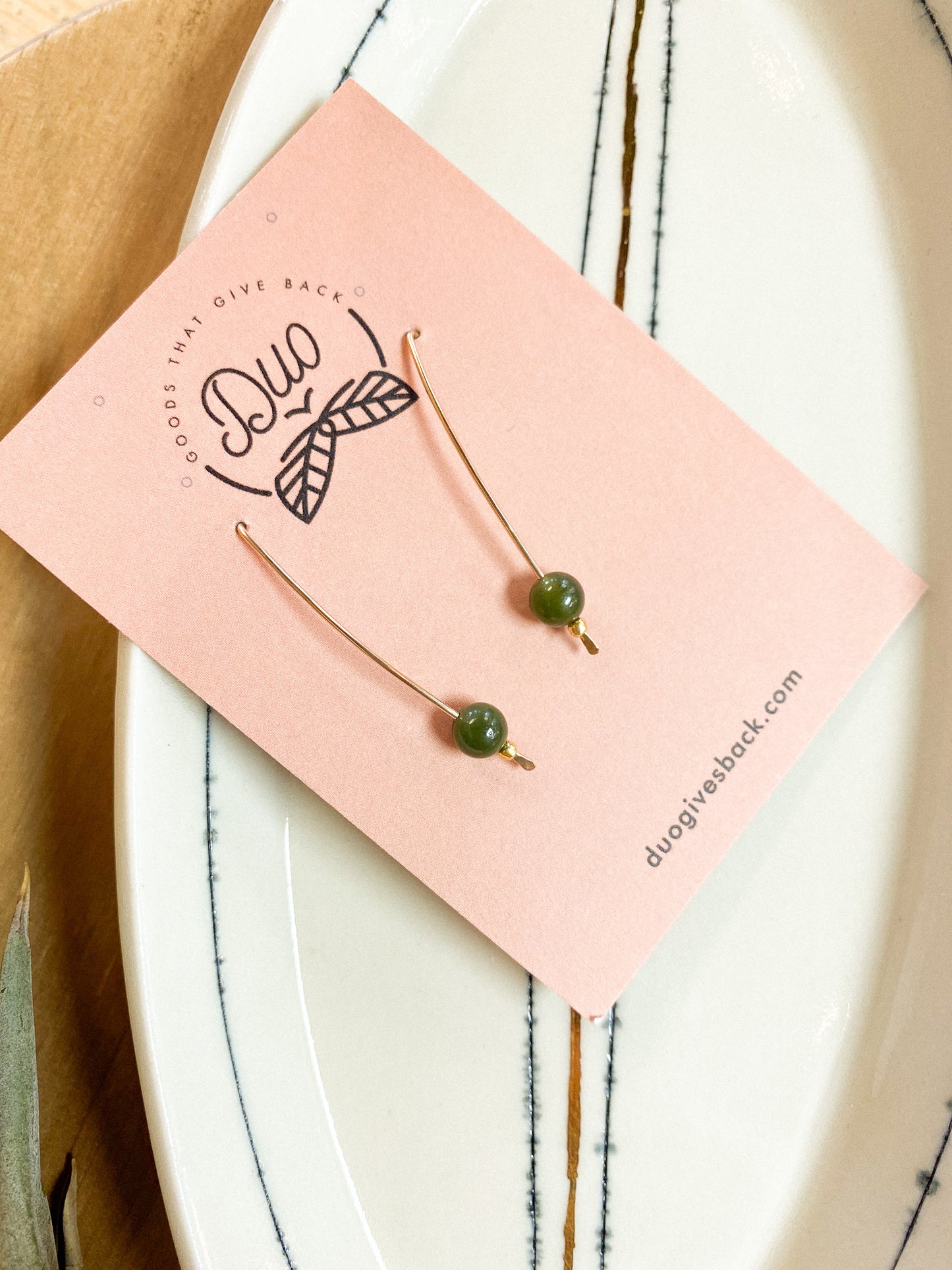 Dawn Threader Earrings by DUO Goods