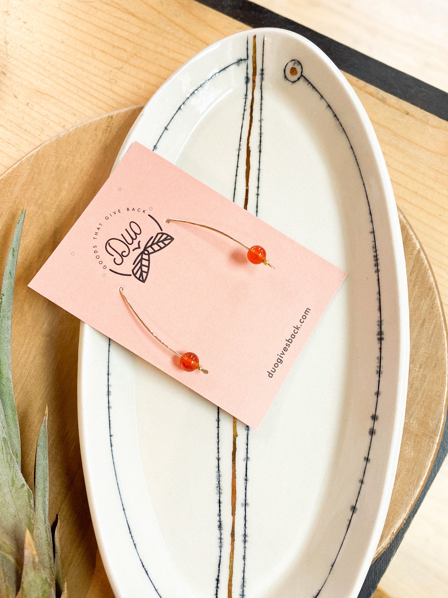 Dawn Threader Earrings by DUO Goods