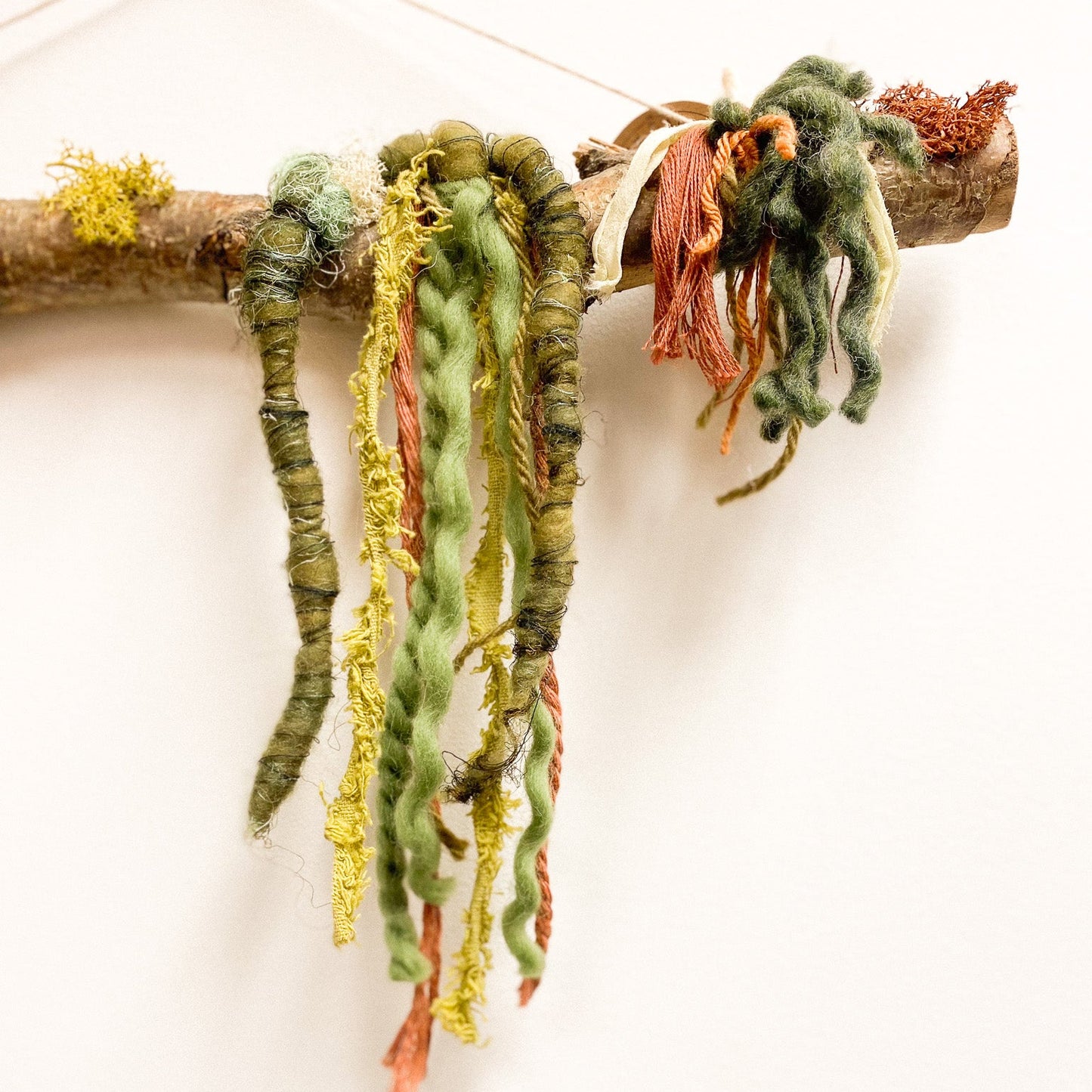 Autumn Lichen #7 Weaving by Wares by Maegan