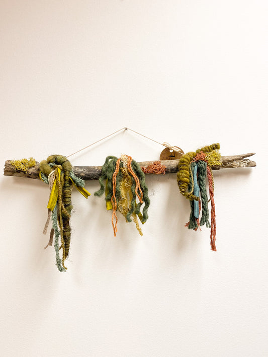 Autumn Lichen #8 Weaving by Wares by Maegan