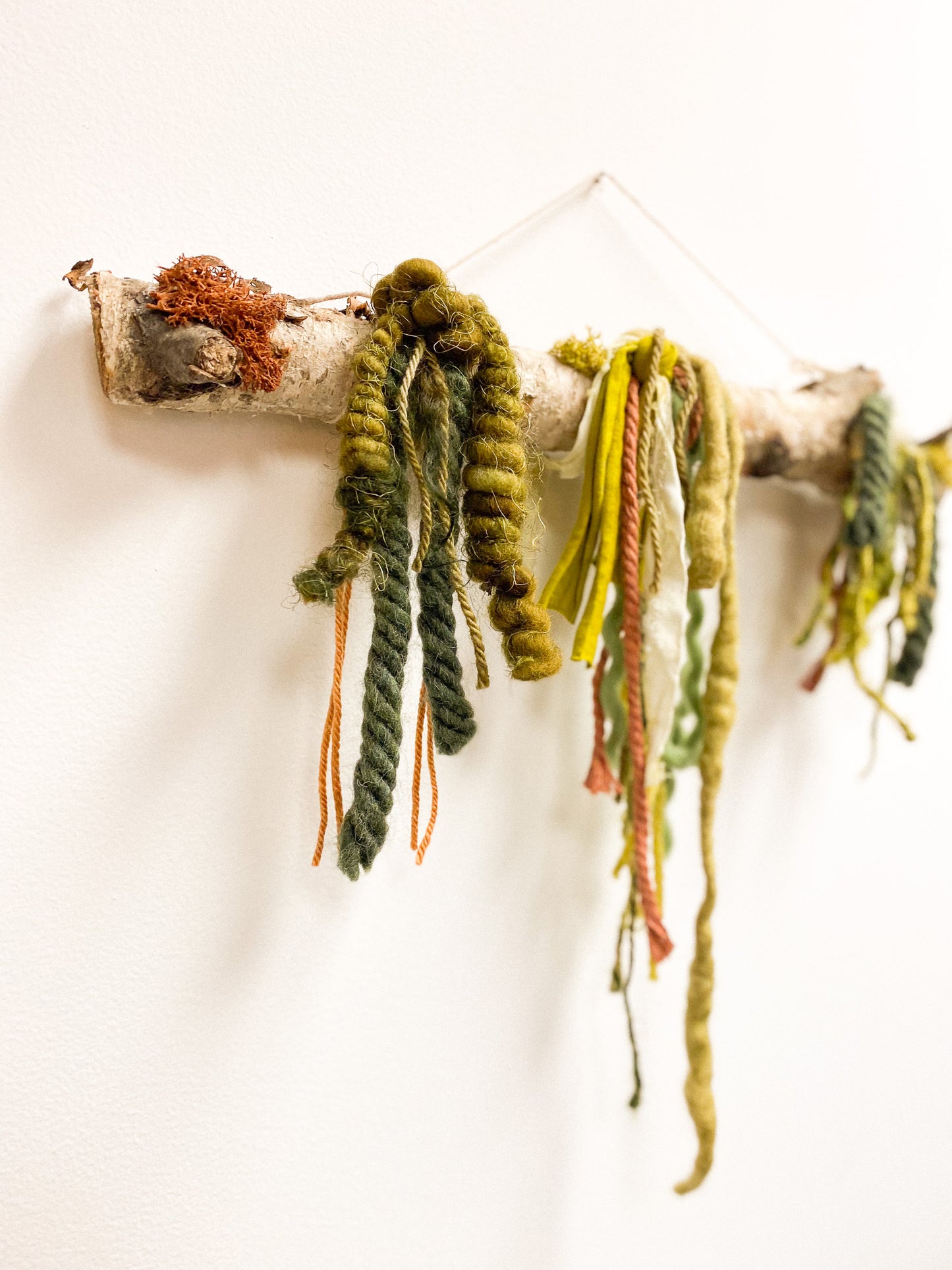 Autumn Lichen #9 Weaving by Wares by Maegan