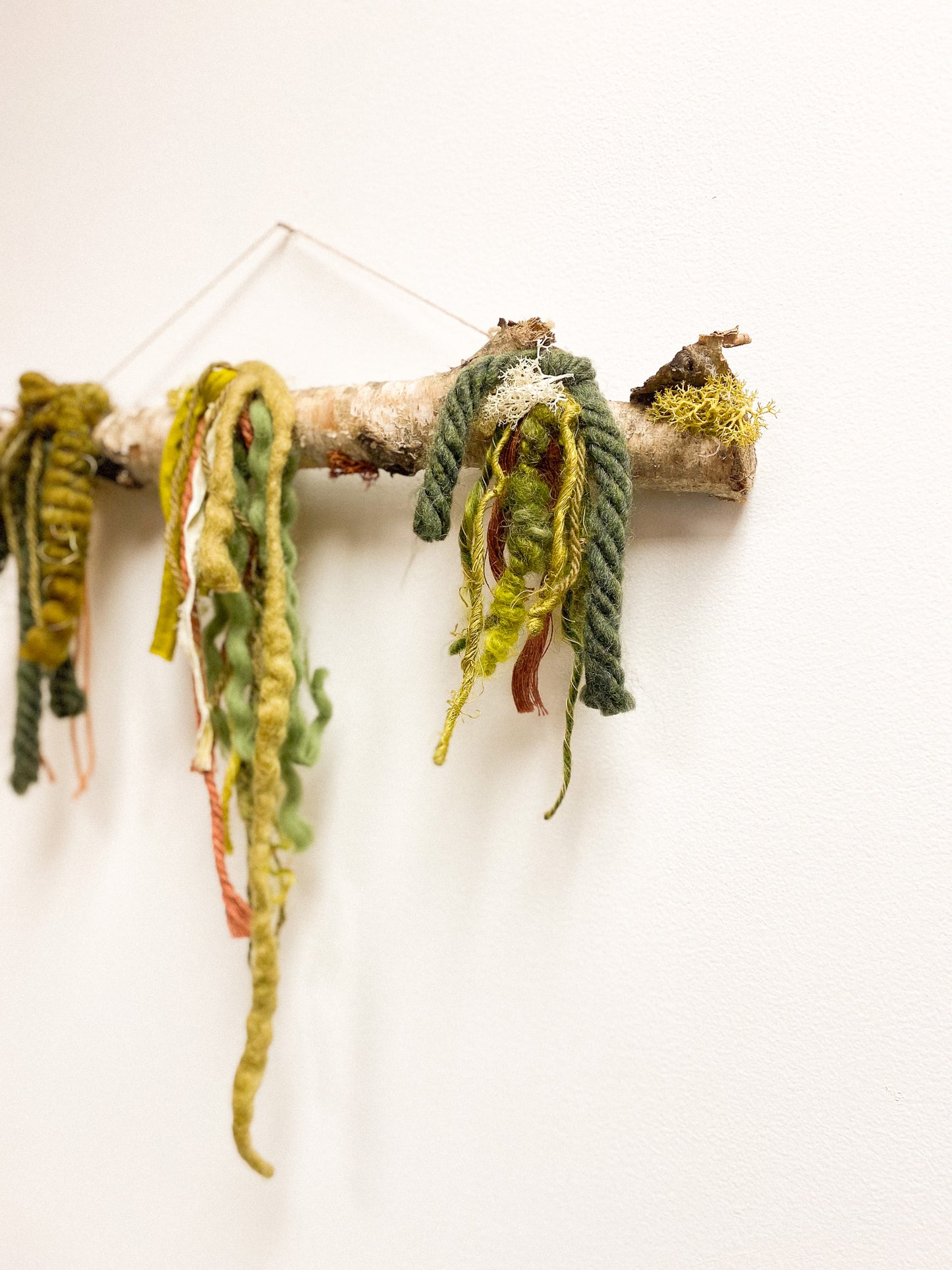Autumn Lichen #9 Weaving by Wares by Maegan