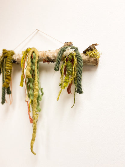 Autumn Lichen #9 Weaving by Wares by Maegan