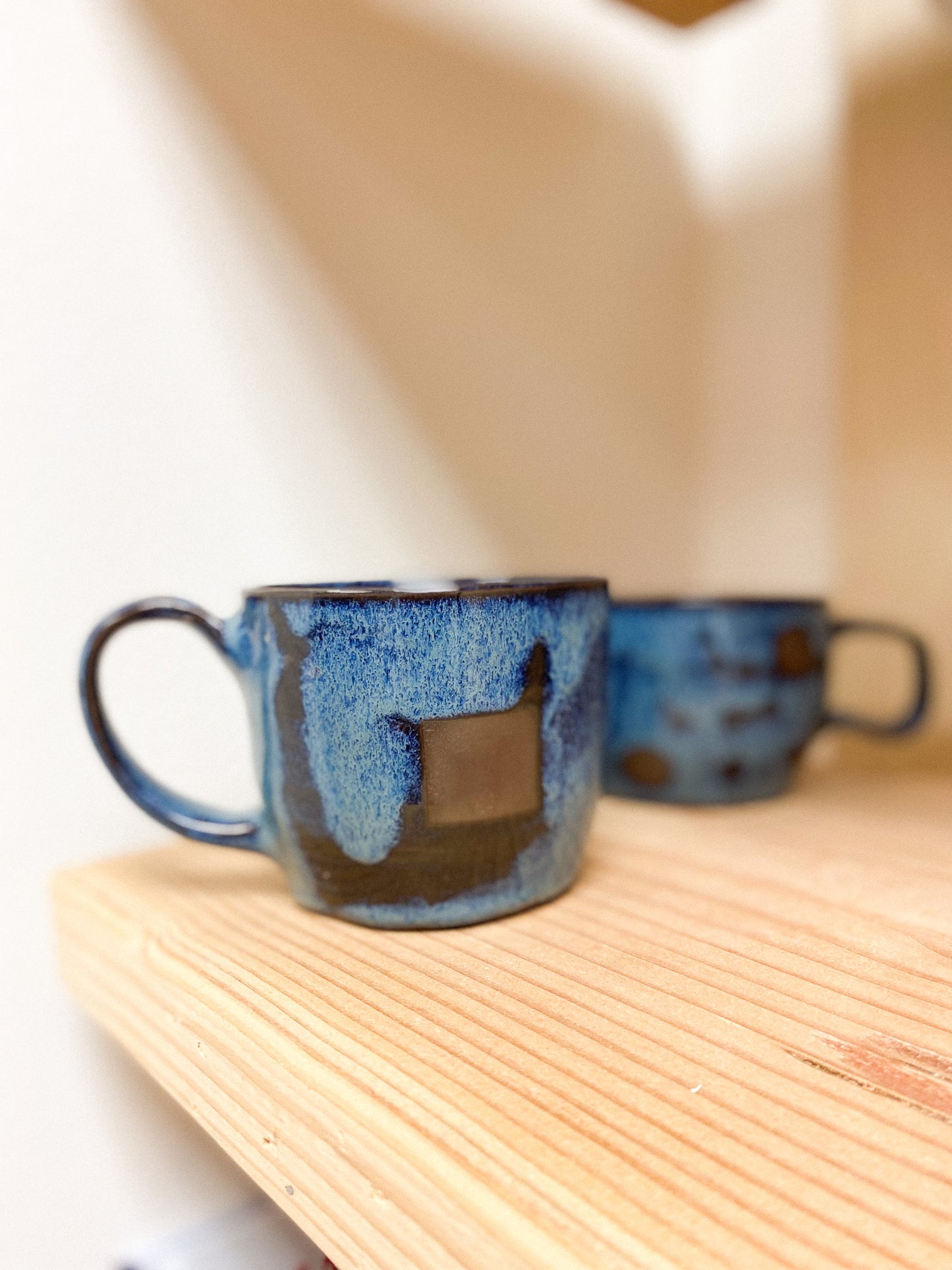 Blue Mug by Laura Joy Pottery