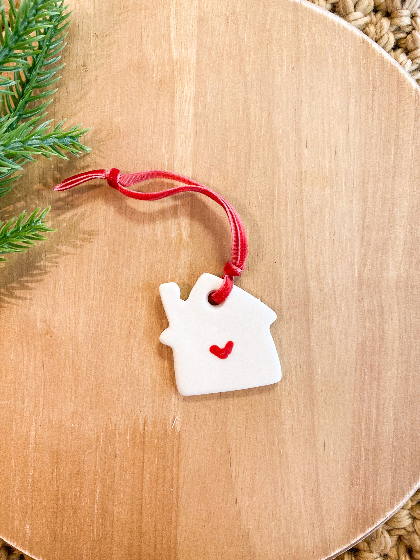 Little House Ornament by Little Fish Workshop