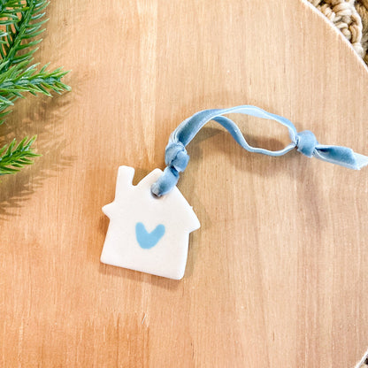 Little House Ornament by Little Fish Workshop