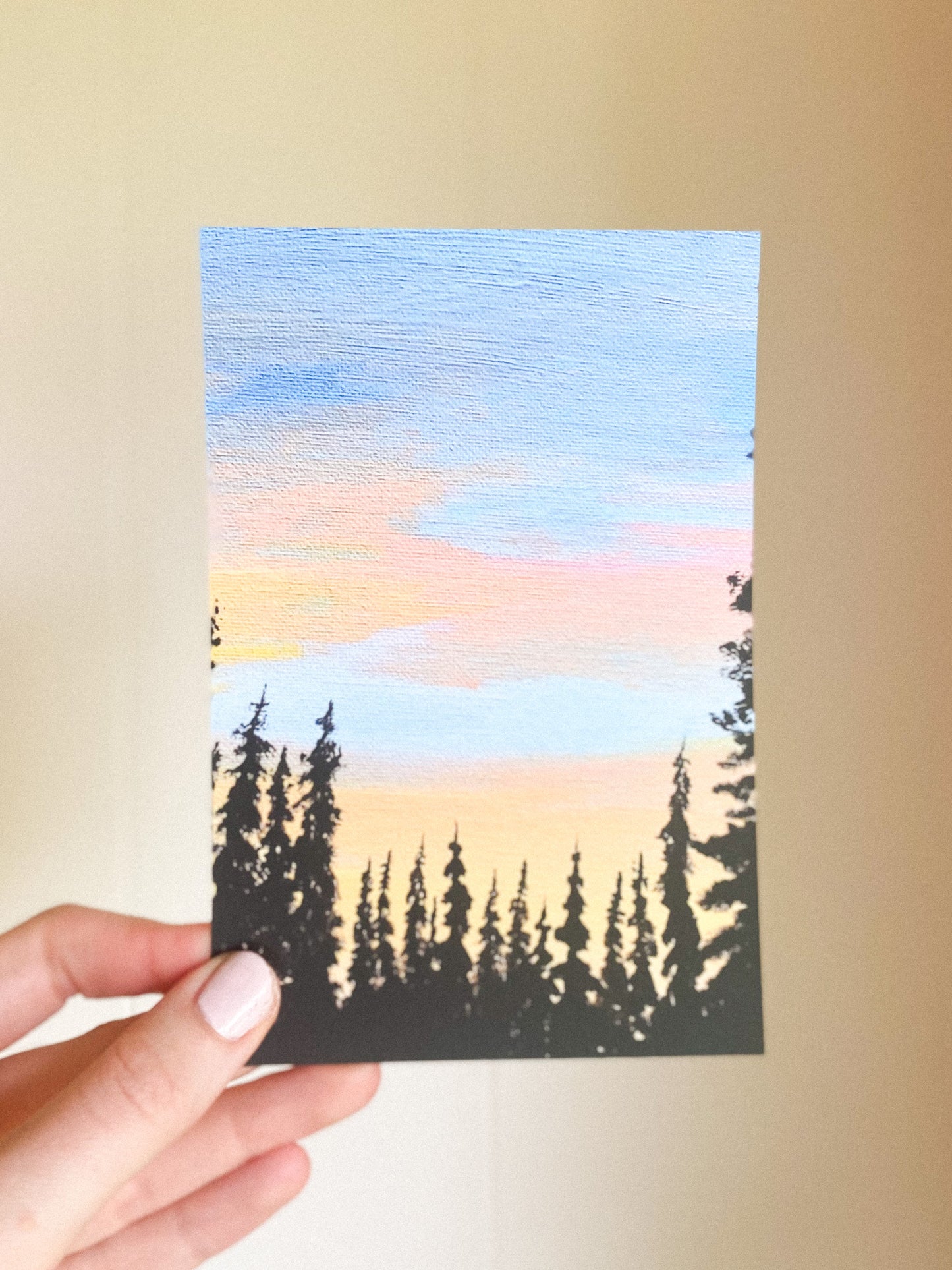 Summer Silhouette Postcard by Anya Toelle