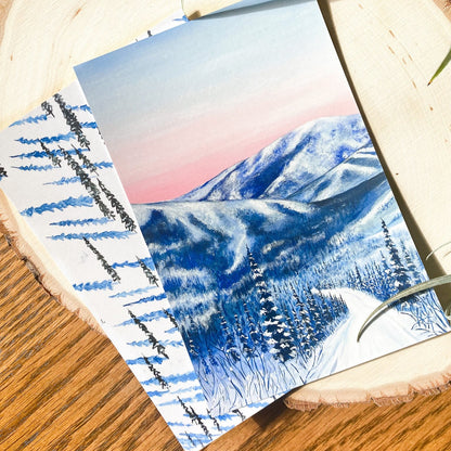 Arctic Shadows Postcard by Anya Toelle