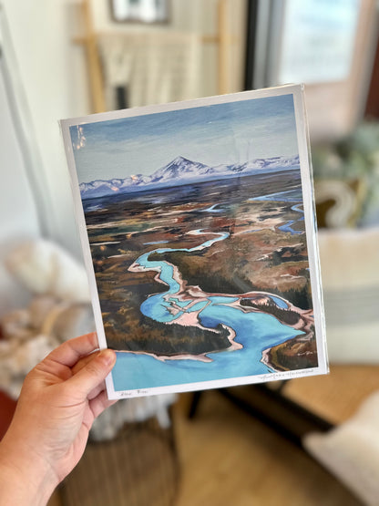 Kenai River 8x10 Print by AnnMarie Henderson Art