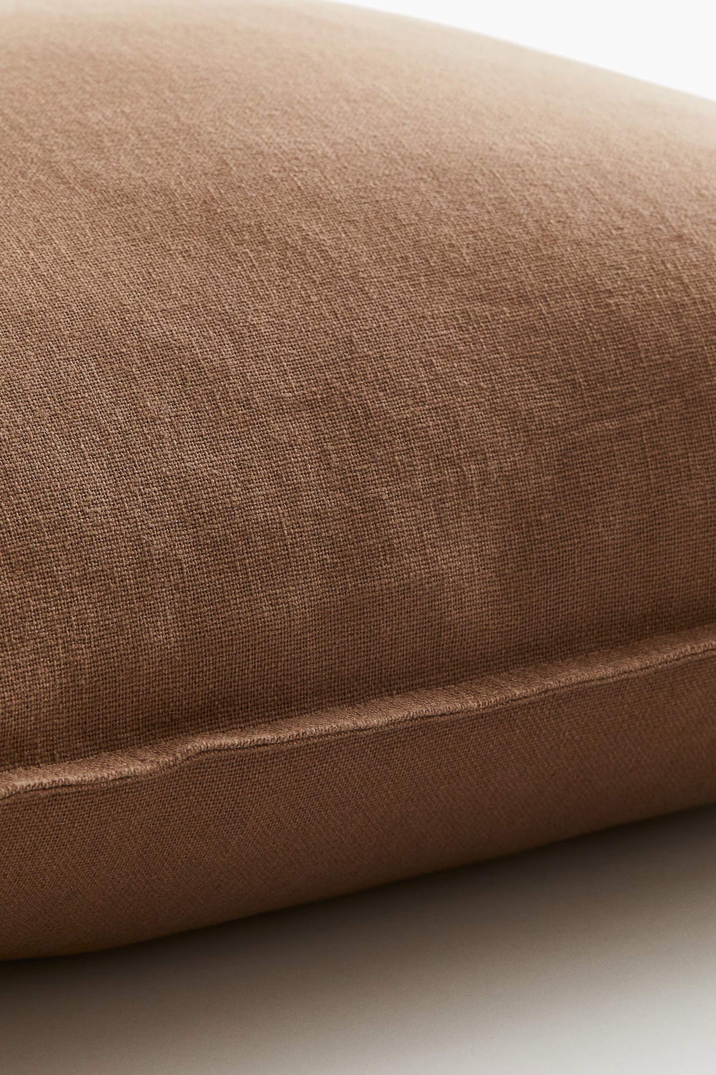 Linen Blend 20"x20" Accent Pillow | Dusty Brown