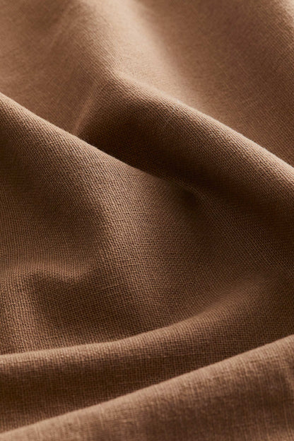 Linen Blend 20"x20" Accent Pillow | Dusty Brown
