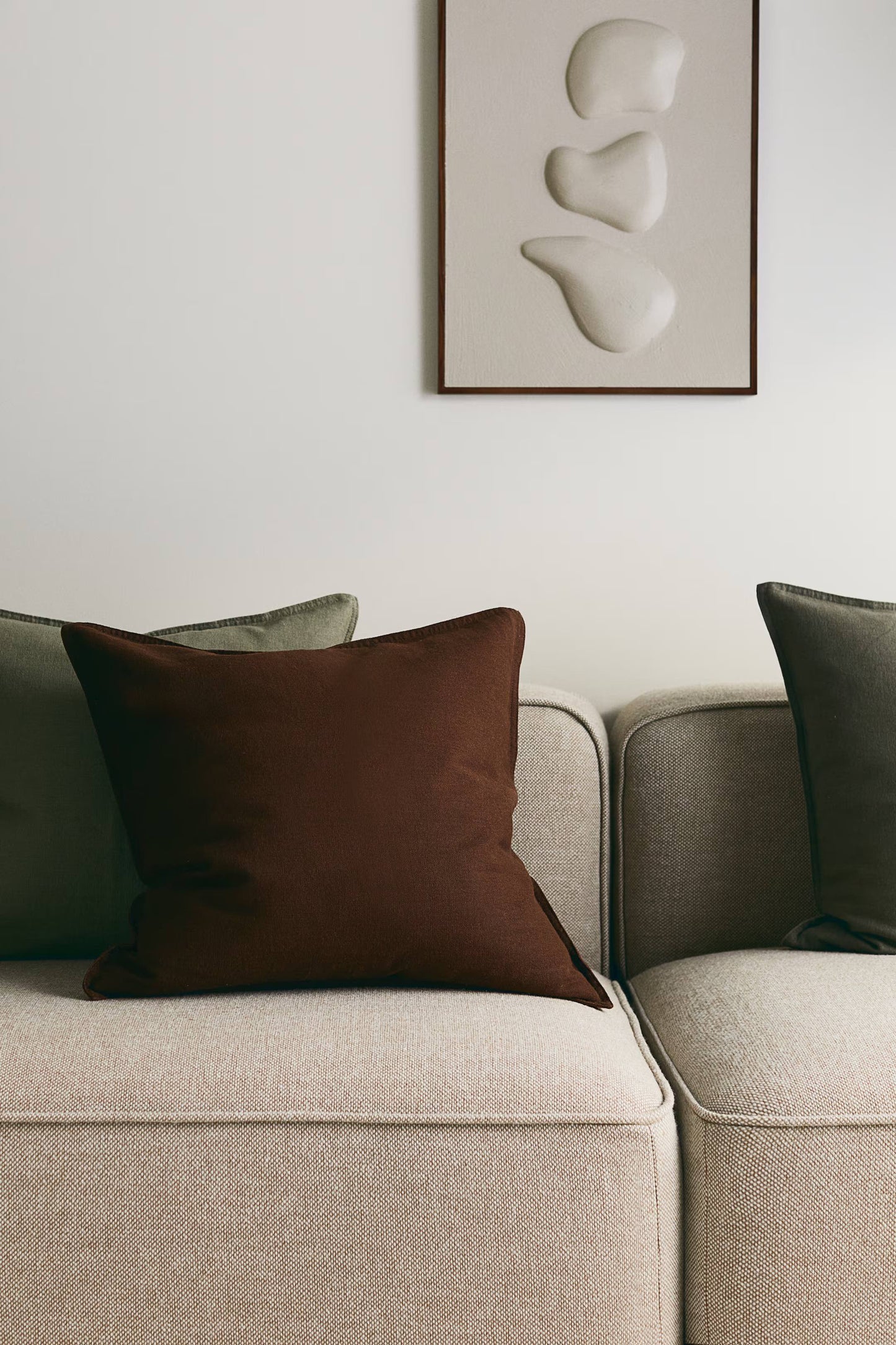 Linen Blend 20"x" Accent Pillow | Espresso