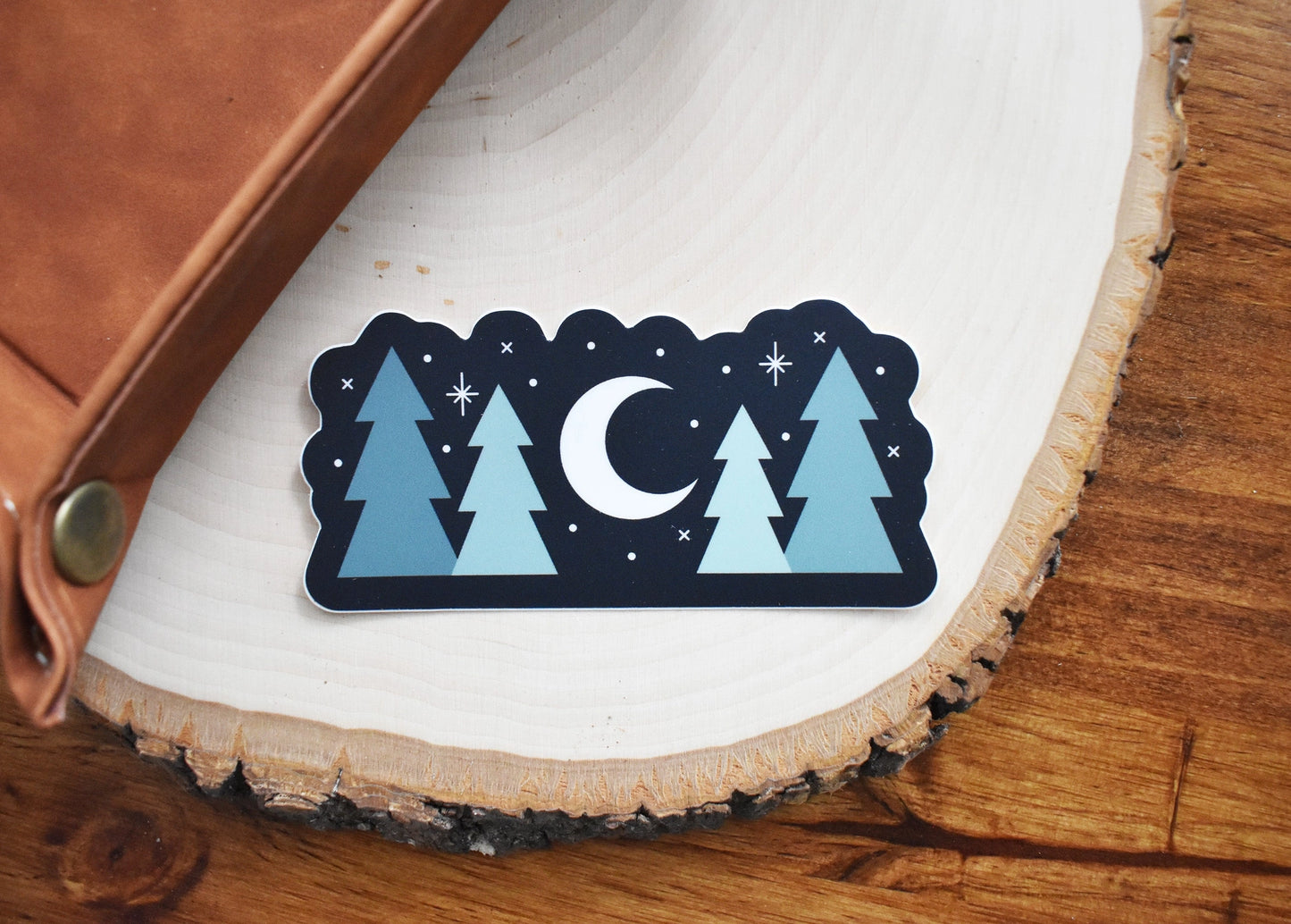 Night Forest Sticker by Wild North Co.