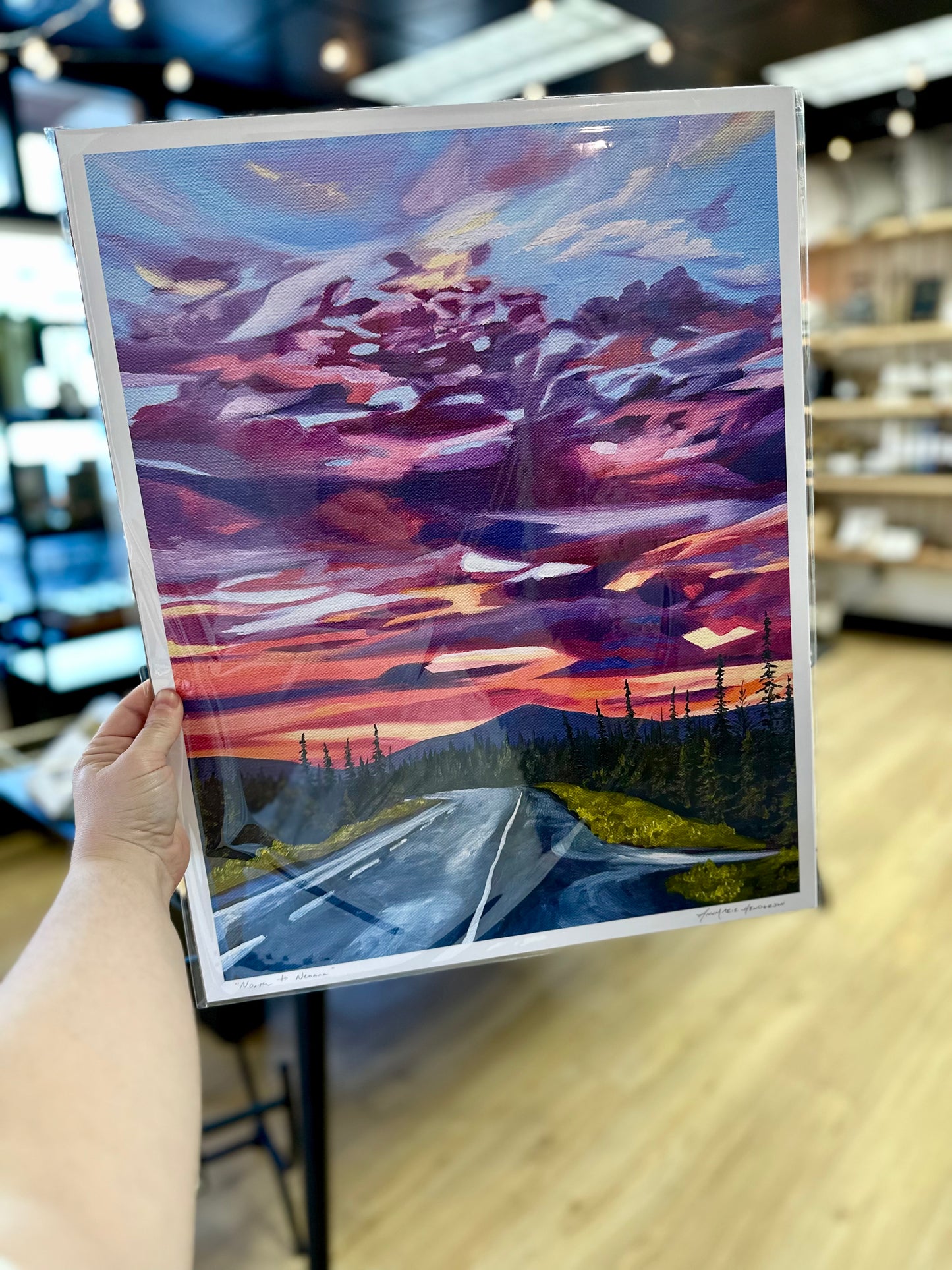 North to Nenana 16x20 Print by AnnMarie Henderson Art