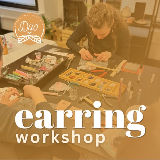 ADMISSION Comfort Earring Workshop with DUO Goods