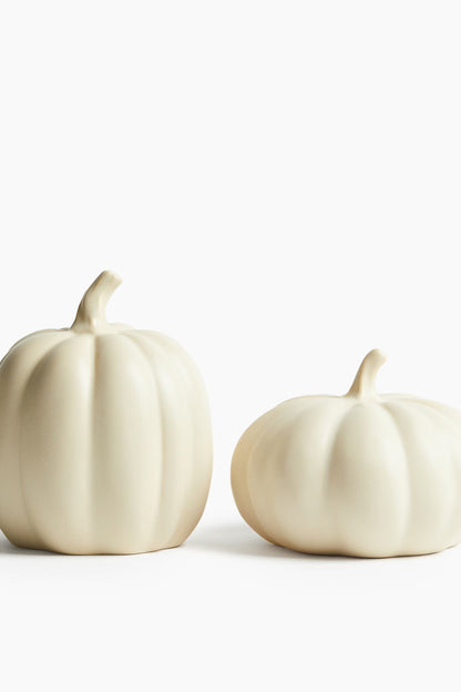 Stoneware Pumpkin Decoration