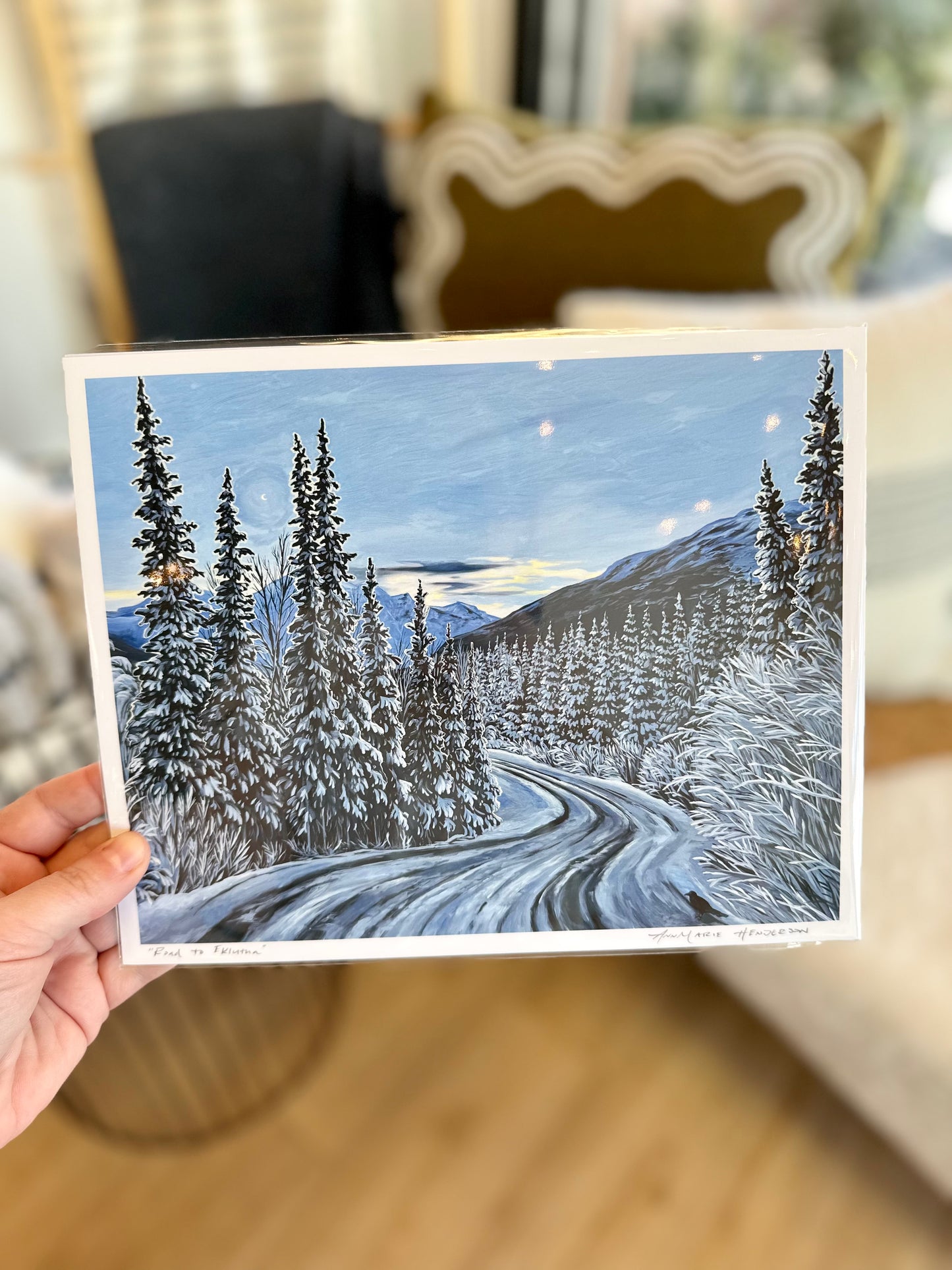 Road to Eklutna 8x10 Print by AnnMarie Henderson Art