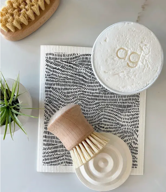 Ceramic Scrub Brush Dish