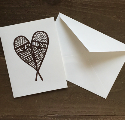 Snowshoes Card by Printworthy