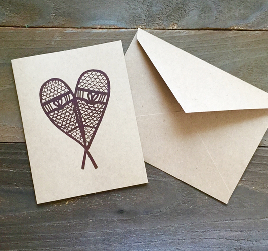 Snowshoes Card by Printworthy