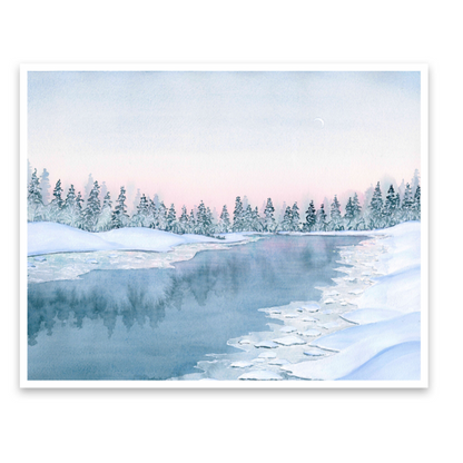 Chena Chill 16x20 Print by Jill Richie